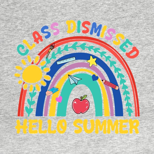 CLASS DISMISSED HELLO SUMMER Last Day School Gift For Kids Boys Girls by FortuneFrenzy